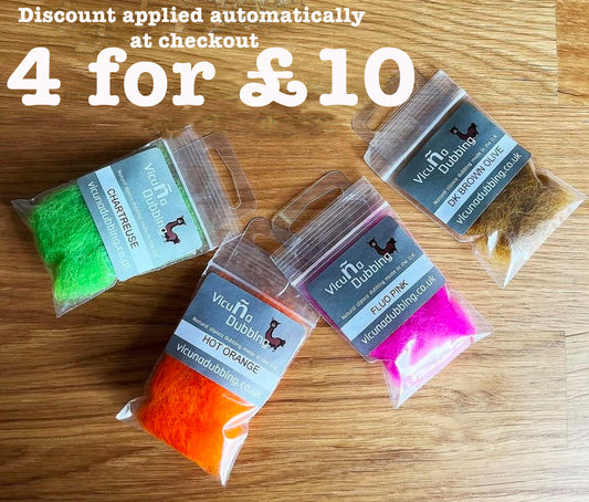 Four 1g Standard dubbing packets for £10!!